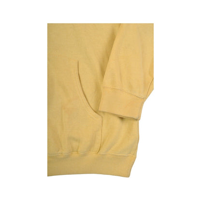 Vintage Canada Victoria Hoodie Sweatshirt Yellow XS