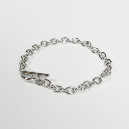 Silver T-Bar Bracelet