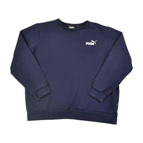 Vintage Puma Sweatshirt Navy Large