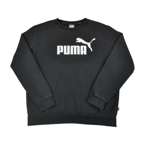 Vintage Puma Sweatshirt Black Large