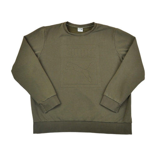 Vintage Puma Sweatshirt Khaki XL
